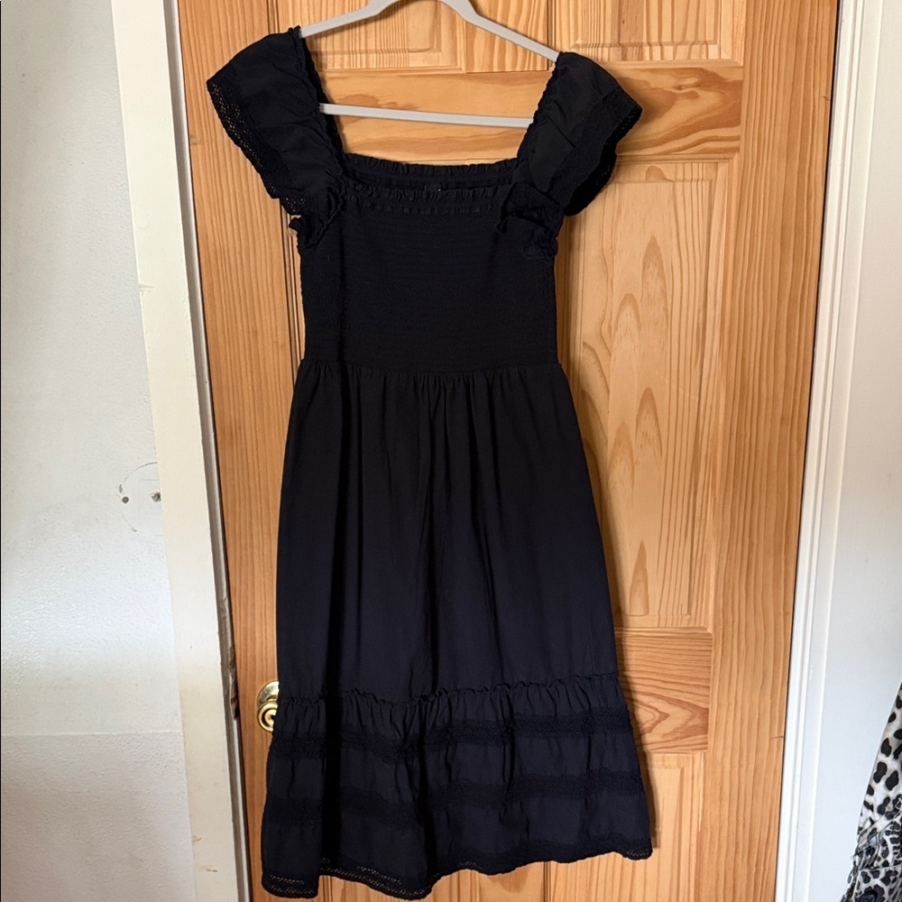 bobi Black Mini Dress
